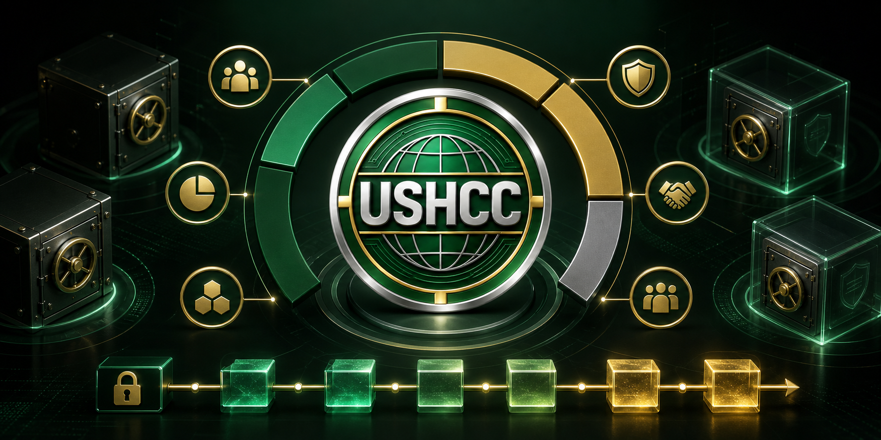 USHCC 分配模型与团队锁仓机制说明